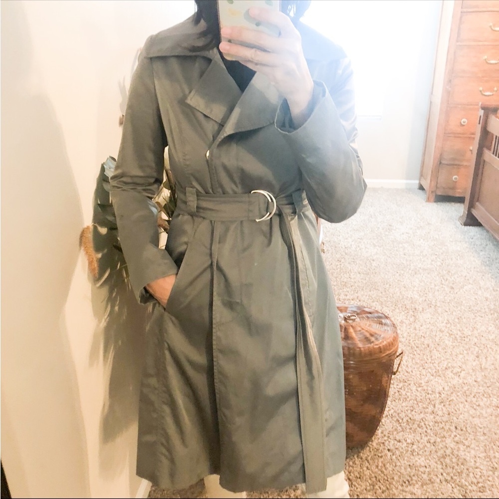Trench Jacket Size Small With Belt